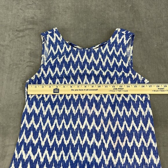 J. Crew Chevron Tank Dress Size S - Picture 4 of 7